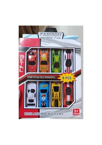 8 Adet Mini Metal Yarış Arabaları Oyuncak Araba Set Diğer