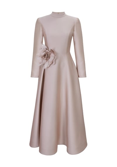 Senna Rosebud Dress Nude Nude