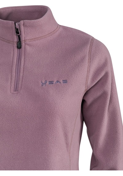 2as Camila Kadın Yarım Fermuarlı İnce Polar Sweatshirt Lila Lila