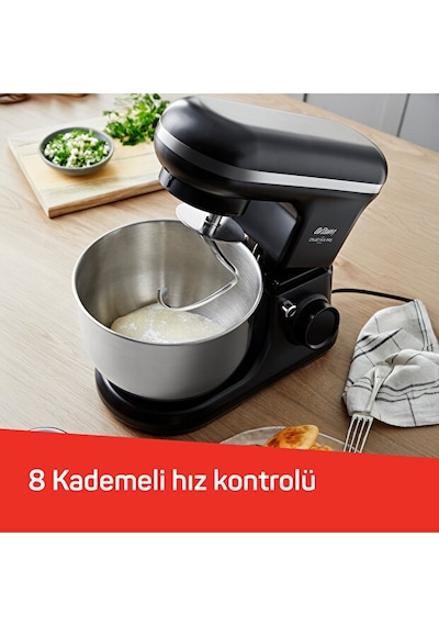Arzum AR1186 Crust Mix Pro Stand Mikser 5L Kapasiteli 3 Farklı Aparat 1500W