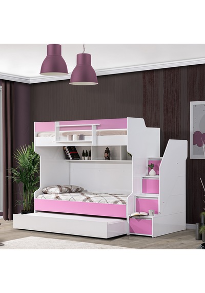 Ranza, Cesur Yavrulu Ranza - Pembe 3 Adet Comfort Yatak 90 X 190 CM