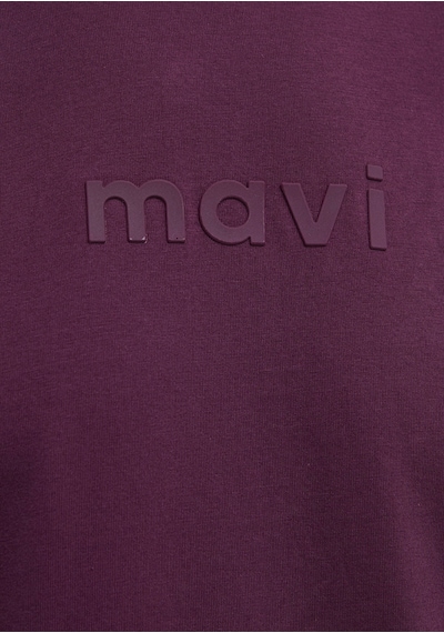 Mavi - Mavi Logo Baskılı Mor Tişört 0612732-70670 Mor
