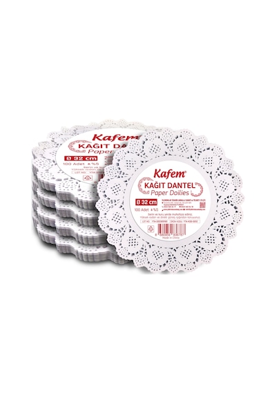 Kafem Dantel Kağıt 32 cm 100 Lü x 5 Paket