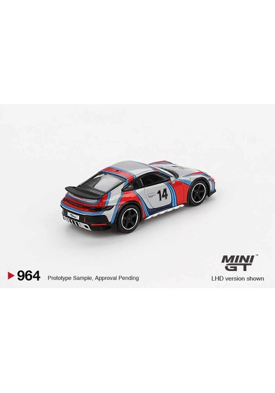 Mini Gt 1/64 Porsche 911 Dakar Ice Grey Metallic "rally 1978" Mgt00964 Çok Renkli