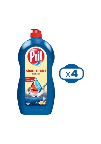 Pril Sirke Etkili Özel Seri 1100 Ml Bulaşık Deterjanı X 4 Adet