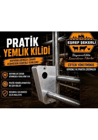 Eşref Şekerli Yemlik Kilidi Padok Tutucu