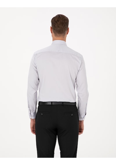 Pierre Cardin Erkek Gri Gömlek Basic 50315407-vr024 Gri