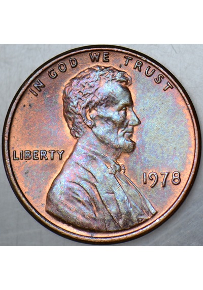 Amerika 1 Cent 1978 Lıncoln 19 Mm Çilaltı. 39959935