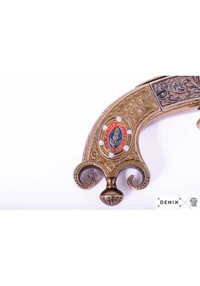 Denix Flintlock Pistol 1760 Scotland 31cm Koleksiyon Obje