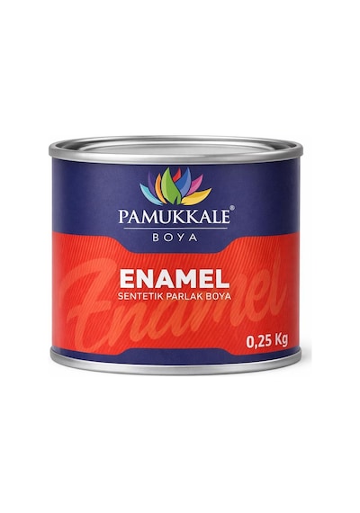 Pamukkale Enamel Sentetik Parlak Yağlı Boya 0.25 Kg Siyah