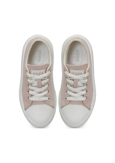 U.s. Polo Assn. Cleme Tex Jr 5fx Pudra Kız Çocuk Sneaker 000000000101952789 Pembe