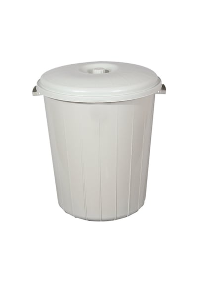 Çöp Kovası Kapaklı Plastik 70 Lt Gri Çöp Kovası Kapaklı Plastik 70 Lt Gri