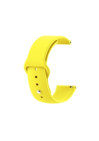 Oneplus Watch Kordon Mat Düz Renkli Silikon