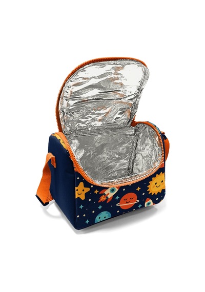 Coral High Kids Lacivert Uzay Desenli Thermo Beslenme Çantası 37160 Turuncu