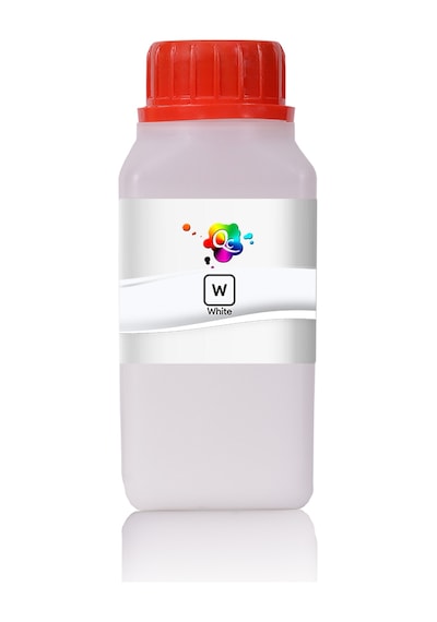 QC Epson SureColor SC F3000 Uyumlu Yazıcı Mürekkebi 250ml W White Beyaz Pigment