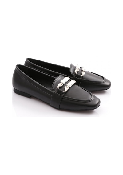Dgn 5021 Kadin Tokali Loafer 5021-1423-R1534 Siyah