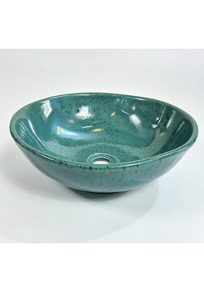 Artvit El Yapımı Tezgah Üstü Lavabo - L1000000 Yeşil