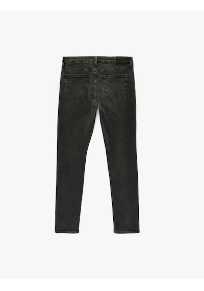 Koton Düğmeli Cep Detaylı Normal Bel Slim Fit Jean Pantolon - Brad Jean Antrasit 6sam40115nd Koton Düğmeli Cep Detaylı Normal Bel Slim Fit Jean Pantolon - Brad Jean Antrasit 6sam40115nd