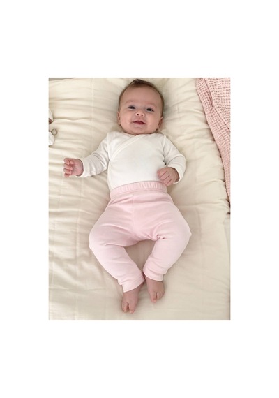 H&c Coolboy H&c Bebek Patiksiz Alt Pantolon %100 Pamuk Esnek Belli Yumuşak Dokulu 0-36 Ay Pembe