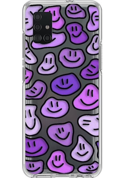 Samsung Galaxy A71 Uyumlu Şeffaf Kılıf Wallpaper 6 Tasarımlı