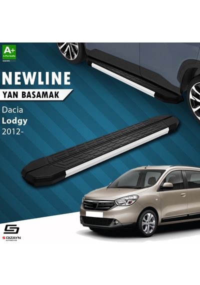 S-dizayn Dacia Lodgy Newline Aluminyum Yan Basamak 203 Cm 2012 Üzeri A+ Kalite