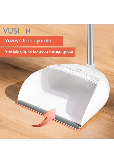 Vusıgn Süpürge Takımı Serisi 41.5x24.5x10 Cm Beyaz