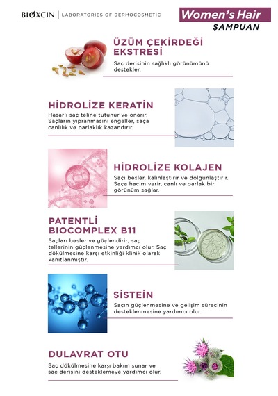 Womens Hair 30 Tablet + Seyahat Boy Multivitamin Şampuan