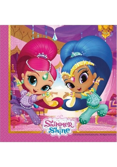 Shimmer Shine Kağıt Peçete 33x33cm Pk:16 +3