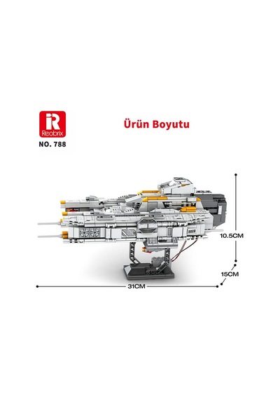 Reobrix 788 Sonsuz Evren Lagrange Cv-11003 Infinite Universe Lagrange Yaratıcı Yapı Blok Seti Building Blocks - 966 Parça