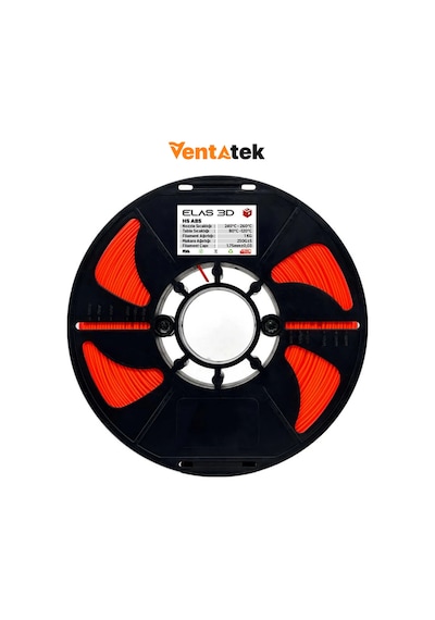 Elas 3d Turuncu Hs Abs Filament - 1.75mm - 1 Kg Turuncu