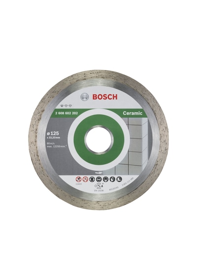 Bosch - Standard Seri Seramik için Elmas Kesme Diski 125 MM – 2608602202