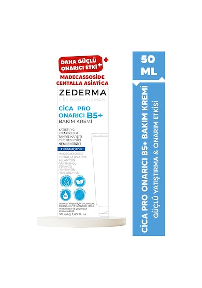 Zederma Cica Pro Onarıcı B5+ Krem 50 Ml Tüm Cilt Tipleri İçin Onarıcı Etki Sağlayan Krem