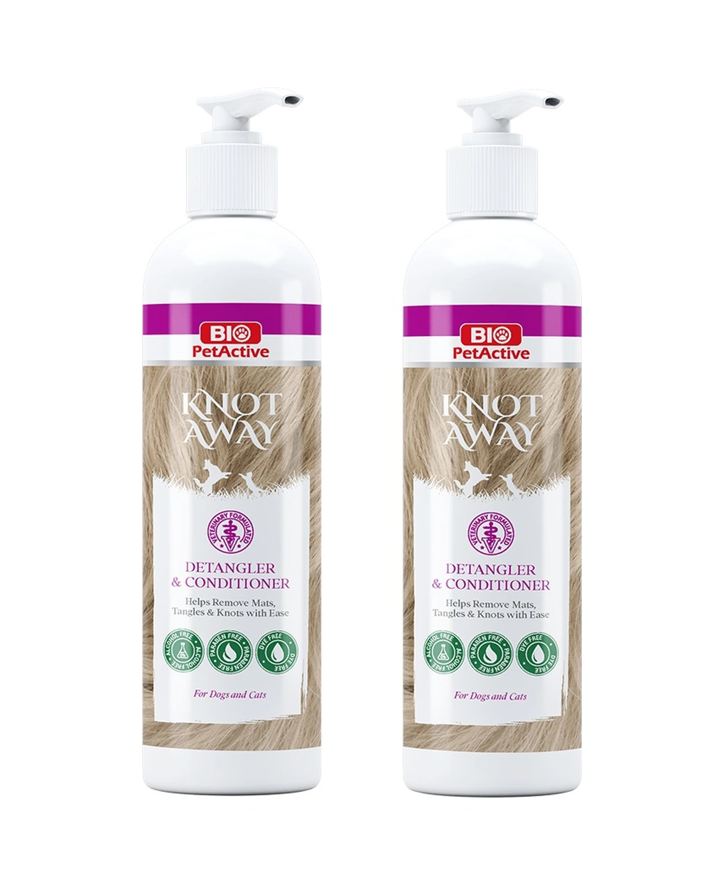 Bio Petactive Knot Away Detangler & Conditioner Kıtk Açıcı Krem 185 Ml. X 2 Adet