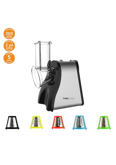 Tigrecook GS-907 5 'i 1 Arada Otomatik Doğrayıcı Ve Dilimleyici