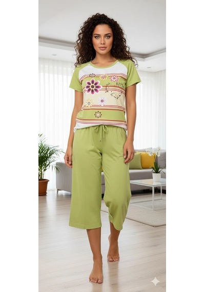Senfoni Bayan Pijama Takımı 5309 Yeşil