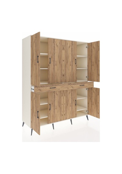 Kronos Gardrop 10 Raflı 2 Çekmeceli 8 Kapaklı 176x59x221 Aytaşı-çam Çam Kronos Gardrop 10 Raflı 2 Çekmeceli 8 Kapaklı 176x59x221 Aytaşı-çam Çam