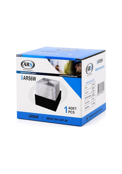 Ip66 50.000 Saat Led Ömrü 5w Mercan Led Aplik Duvar Lambası Ars-348957 5468 Çok Renkli