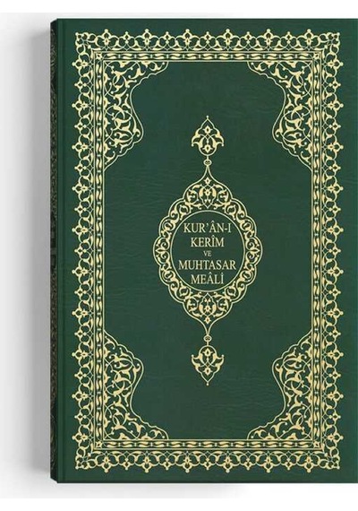 Rahle Boy Muhtasar Mealli Kur'an Mühürlü, 2 Renkli