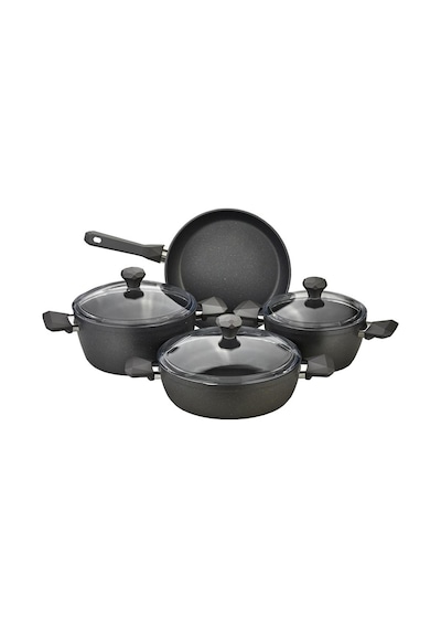 Pierre Cardin 7 Parça Graniks Granit Tencere Seti Platin
