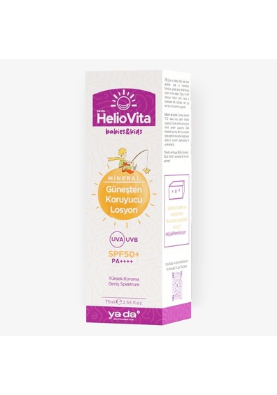 Heliovita%100 Mineral Yüksek Koruma Etkili Güneşten Koruyucu Losyon, Bebek & Çocuk, Spf 50+, Pa++++