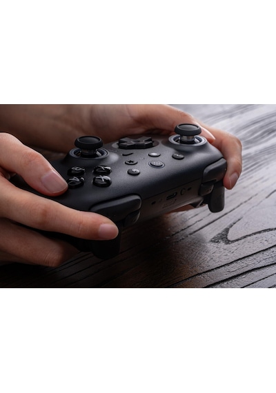 8bitdo Pro Controller Ultimate 2 Bluetooth Siyah Switch 2 Ve Windows Uyumlu, Şarj Dock Tmr Joystick