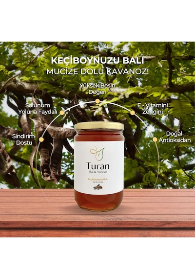 Turan Bal ve Yöresel Keçiboynuzu Balı 450 G