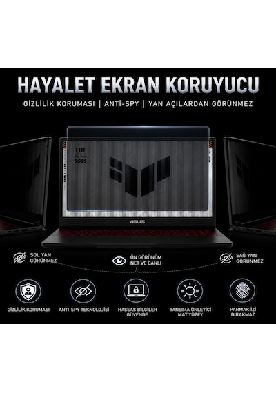 Lenovo Thinkpad E14 Gen 7 Hayalet Ekran Koruyucu 14 İnç Anti Spy Gizlilik 16:10