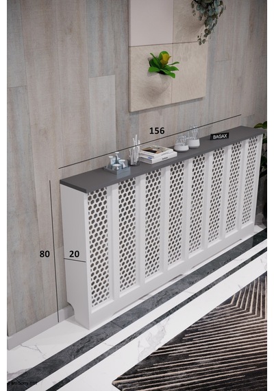 Petek Kaplama Modern Radyatör Kapatma Ünitesi Ön Panel Mdf Tasarım İç Ölçü 156 Cm Dış Ölçü 160 Cm Petek 156 Beyaz Üstü Antrasit D6 Petek Kaplama Modern Radyatör Kapatma Ünitesi Ön Panel Mdf Tasarım İç Ölçü 156 Cm Dış Ölçü 160 Cm Petek 156 Beyaz Üstü Antrasit D6