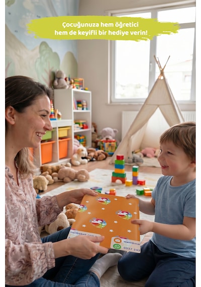 Mert Bebek Sticker Puzzle Kitabı Taşıtlar 4-6 Yaş 170+ Sticker Eğitici Aktivite Kitabı