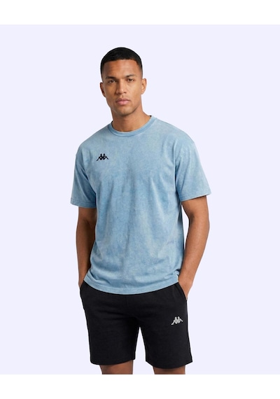 Kappa Jona Tshirt Erkek Mavi Oversize Tişört