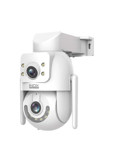 Inox X116 Wi-fi Dış Mekan Pt Güvenlik Kamerası - 2 Lensli 1 Sabit + 1 Hareketli , Renkli Gece Görüş