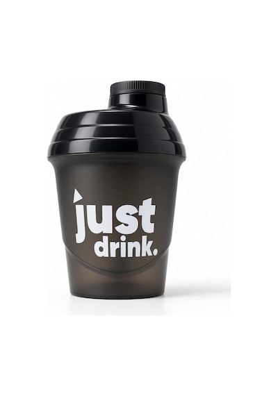 Just Shaker 400 Ml Ölçekli Sızdırmaz Kapaklı Protein Shaker Siyah