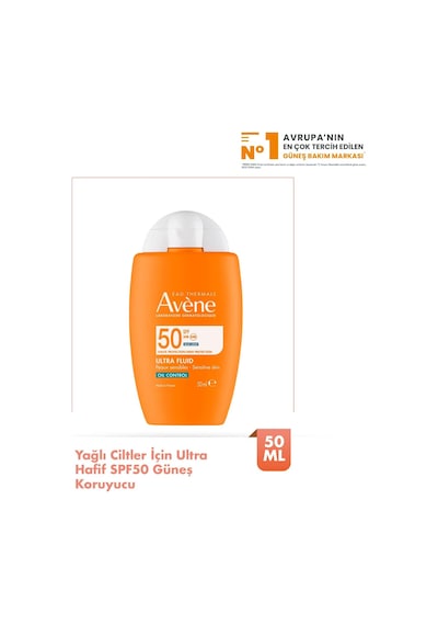 Eau Thermale Avene Ultra Fluid Oil Control Spf 50 Yağlı Ciltler İçin Güneş Kremi 50 Ml Sku: Smg8690010417251 Açık Bej