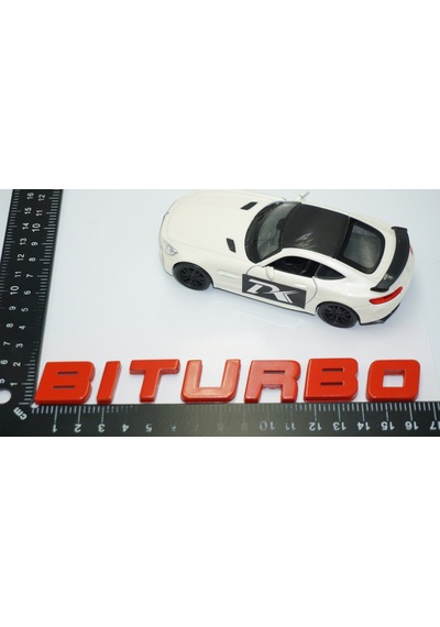 Dk Tuning Biturbo Kırmızı Abs Bagaj Yazı Logo